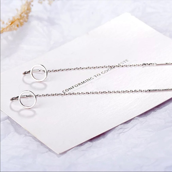 • Talaya • Circle Earring Threaders - Picture 3 of 4